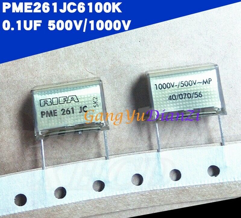 Qty:1 New Metal Paper Capacitor Rifa Pme261jc6100kr30 0.1uf 100nf 1000v Pme261jc