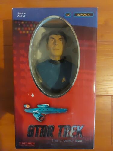 New Sideshow Star Trek Spock Limited Edition Bust, Nib