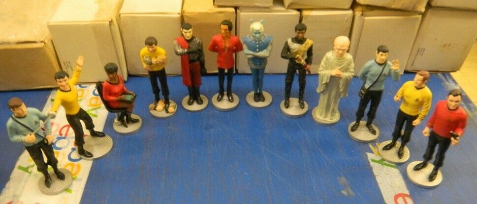 Star Trek Porcelain Figurine Collection Lot Of 12 Danbury Mint 1991 Complete