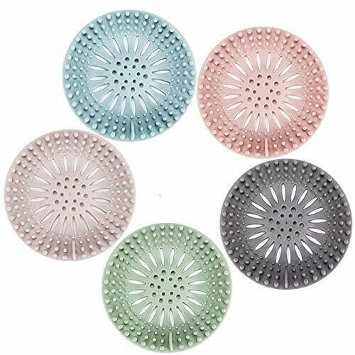 Hair Catcher Durable Silicone Hair Stopper Shower Drain Covers Easy To Install