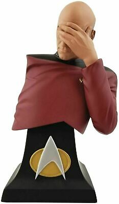 Star Trek Captain Jean-luc Picard Facepalm 8" Bust Limited Edition Collectible