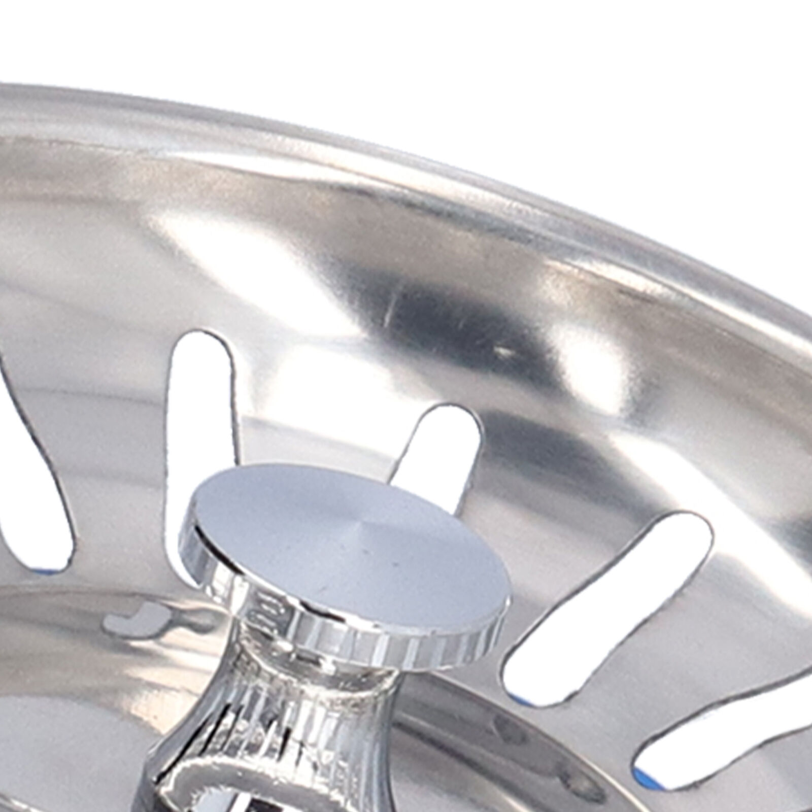 2pcs Kitchen Sink Strainer Stopper 304 Stainless Steel Anti‑clogging Sink Acc