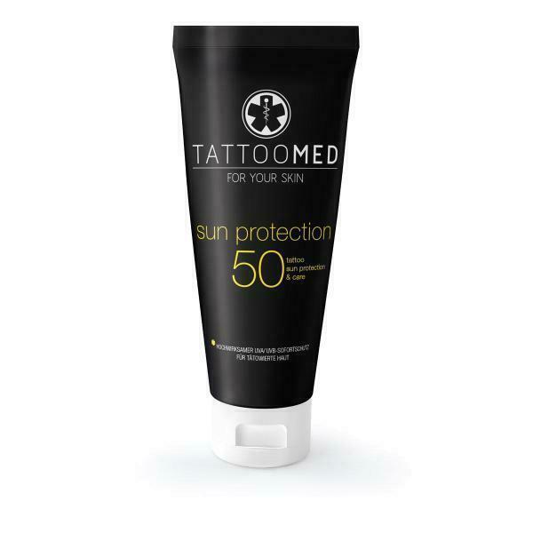 Tattoomed Sun Protection Spf50 100ml Specially Developed Sunscreen For Tattooed