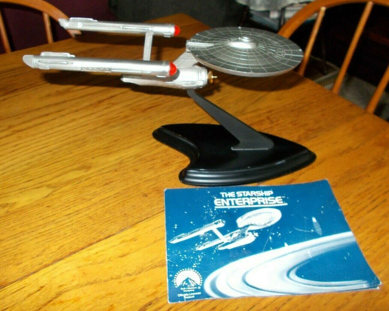 1988 The Franklin Mint Star Trek Uss Enterprise Ncc-1701 Pewter Statue