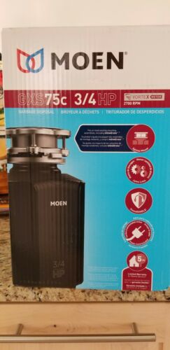 Moen Gxs75c Garbage Disposal - 3/4 Hp Soundshield, New In Box