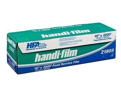 Handi-film 18"x2000' Plastic Food Service Film Cling Wrap Roll - Hfa # 21805