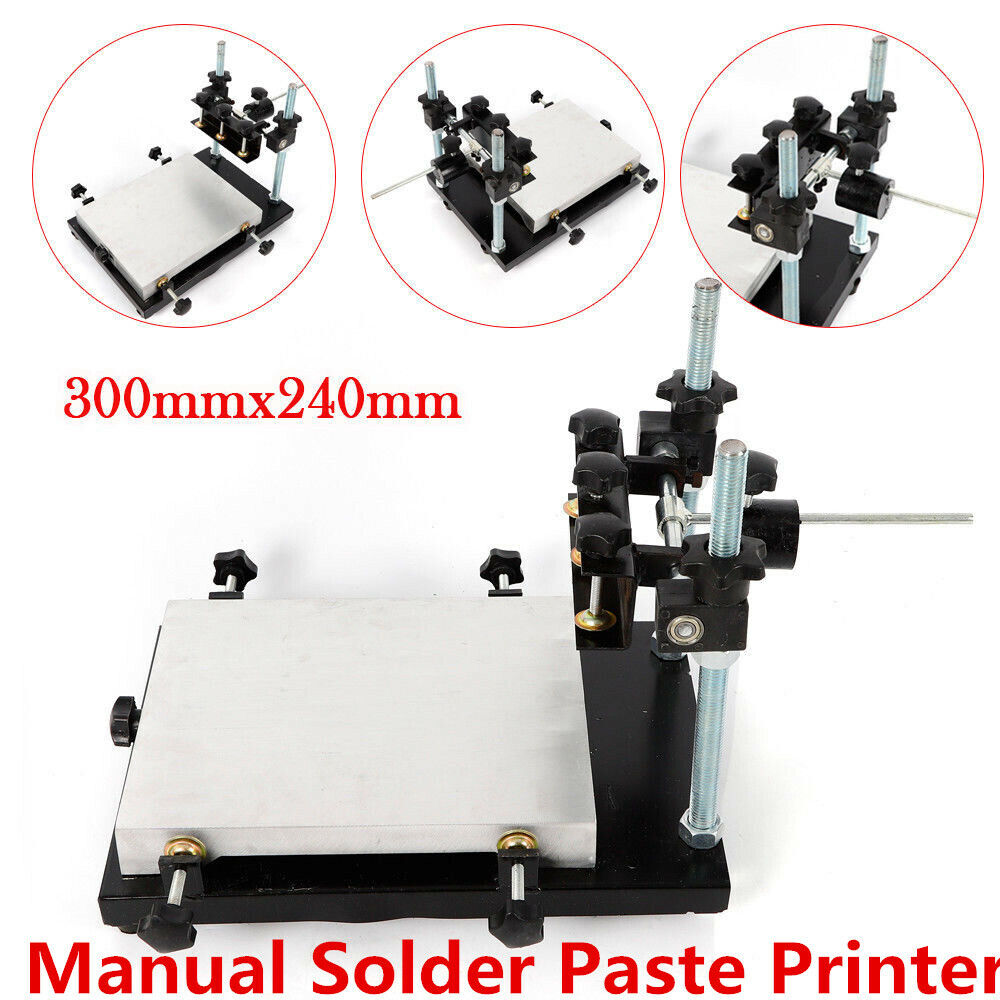 High Precision Manual Stencil Printe Solder Printer / 3024 Solder Paste Printer