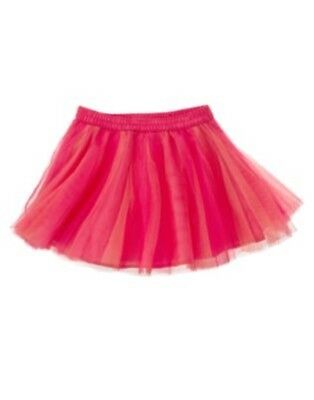 Gymboree Batik Summer Pink-orange Tulle Tutu Skirt 3 6 12 18  24 2t 3t 4t 5t Nwt
