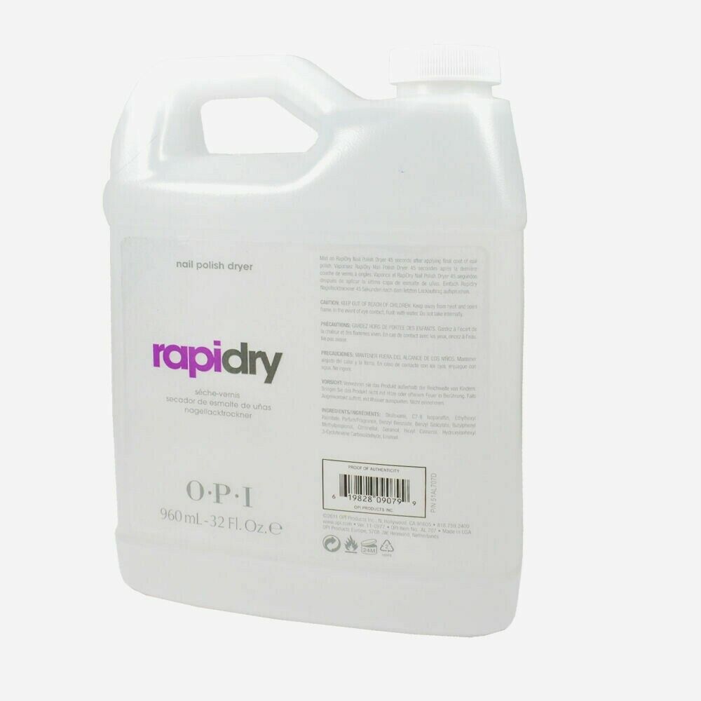 Opi Rapidry Refill 960 Ml / 32 Fl Oz - Nail Treatment Quick Dry