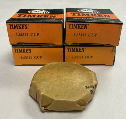 Timken L68111 Roller Bearing Cup Lot Of 4 Nos