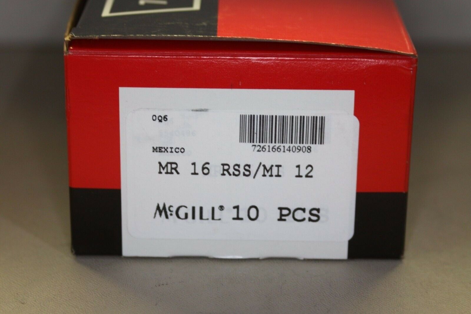 Mcgill Mr 16 Rss / Mi 12 Cagerol Roller Bearing Box Of 10