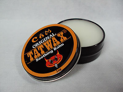 Cam Tat Wax Soothing Balm H2ocean Tattoo Aftercare Supply New 1 Oz. Tin