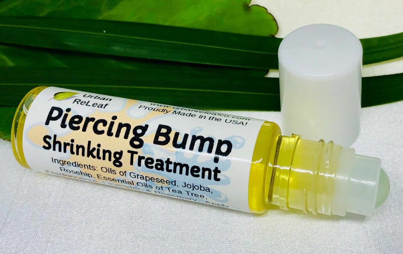 Urban Releaf Piercing Bump Shrinking Treatment! Aftercare Keloid Scar Cartilage