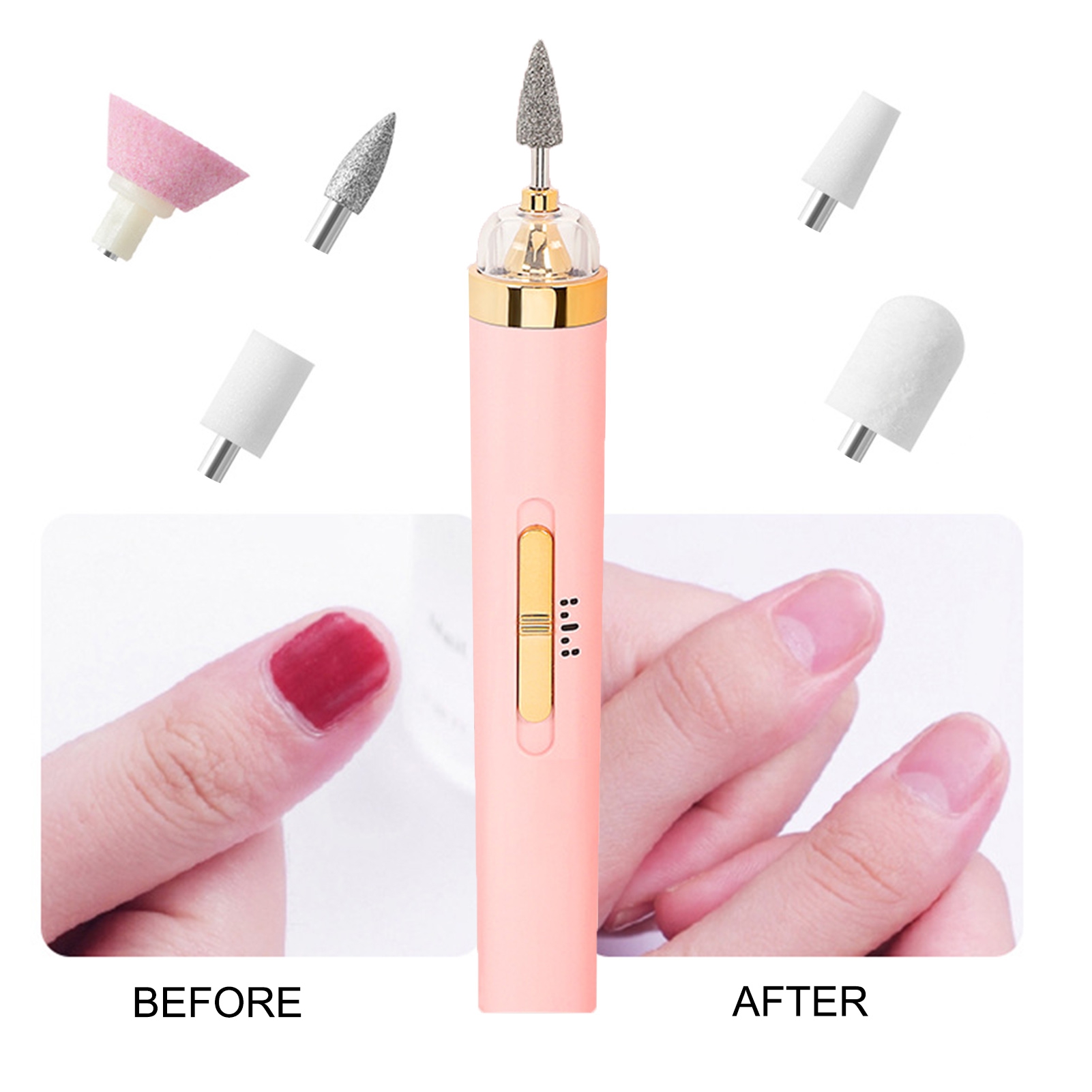 Nail Polisher Fashion Appearance Usb Cable Low Noise Useful For Girls