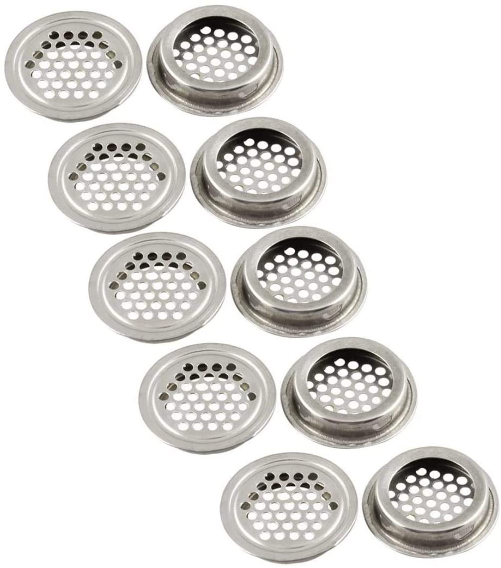 10pcs Air Vents 2 Inch(53mm) Circular Soffit Vent Stainless Steel For Kitchen...
