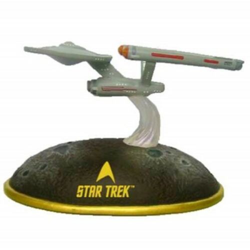 Classic Star Trek Uss Enterprise 1701 Lighted Figurine Sculpture 2011 New Boxed